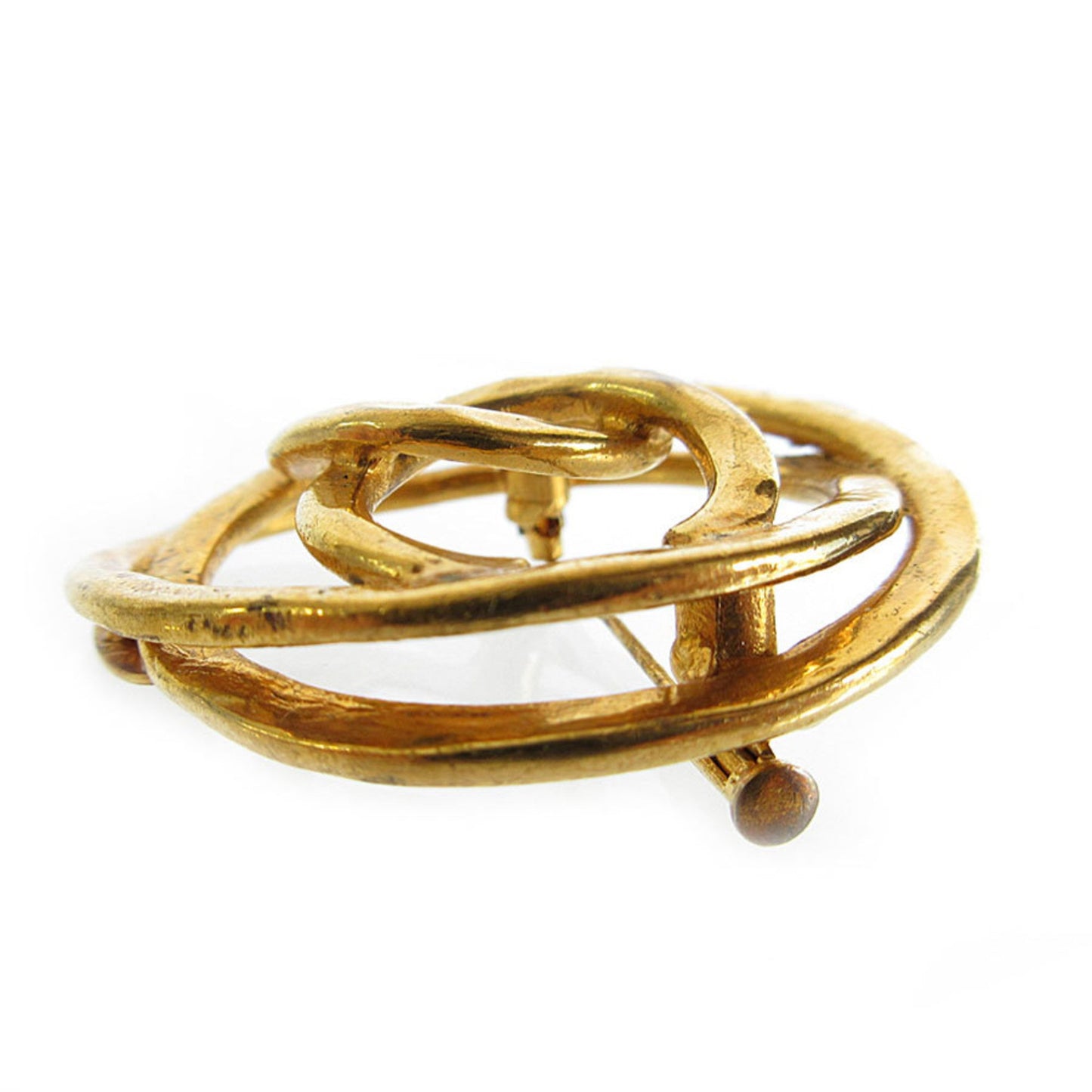 Chanel Coco Mark, Gold, Metal, brooch