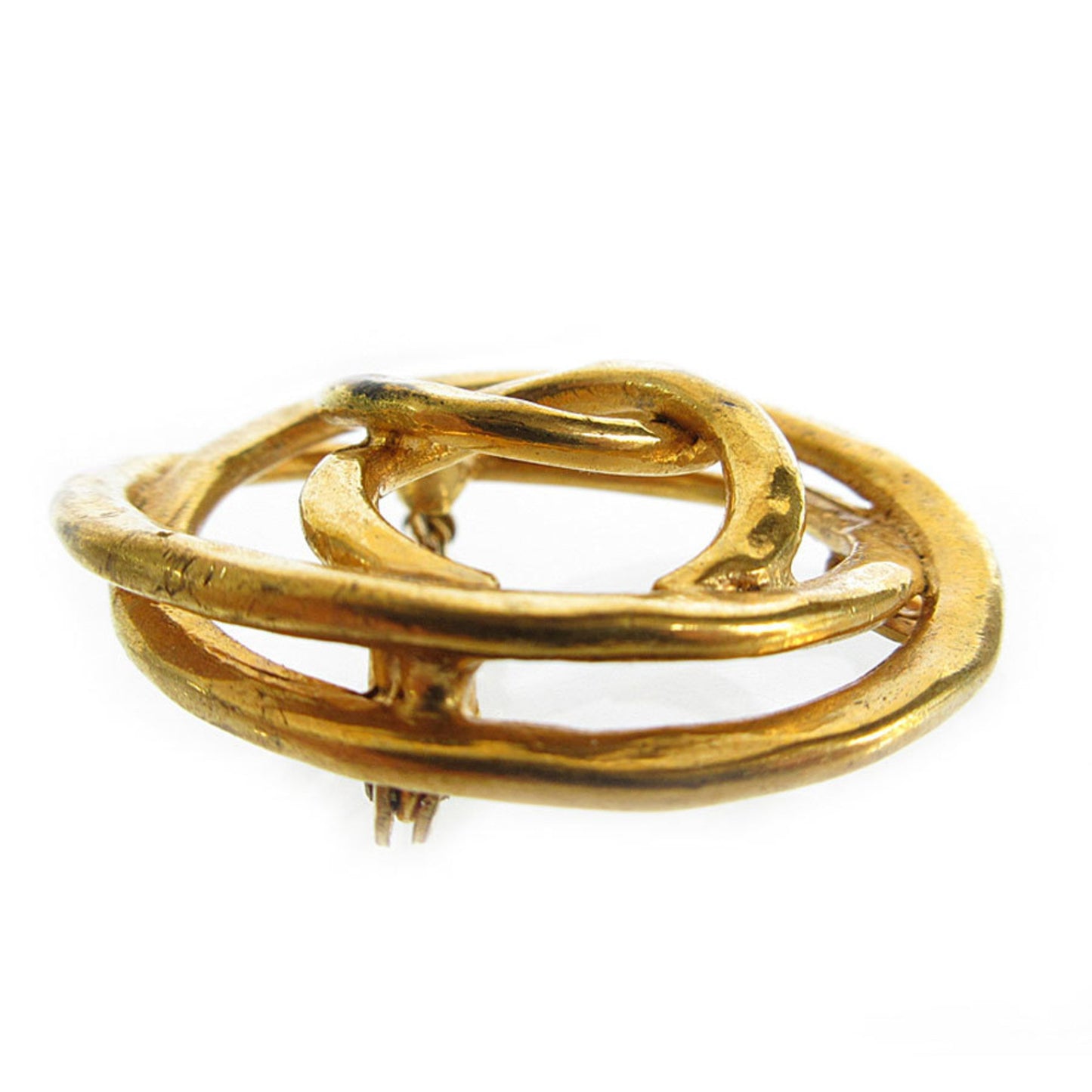 Chanel Coco Mark, Gold, Metal, brooch