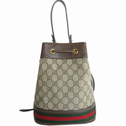 Gucci Ophidia, Brown, Canvas, shoulder