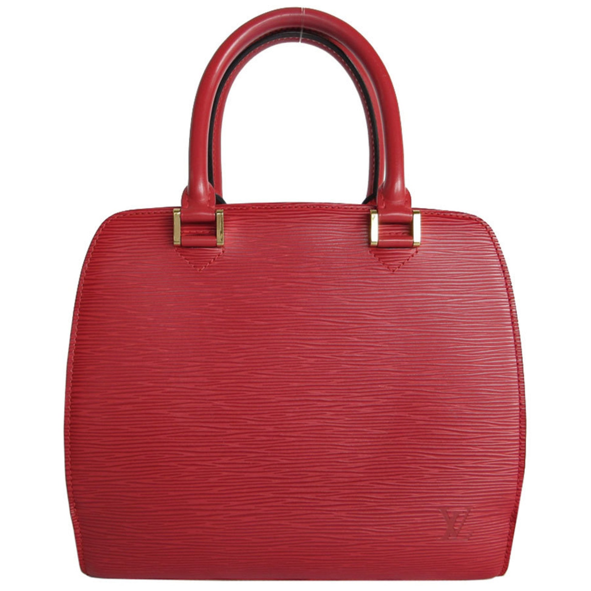 Louis Vuitton Pont Neuf, Red, Leather, handbag