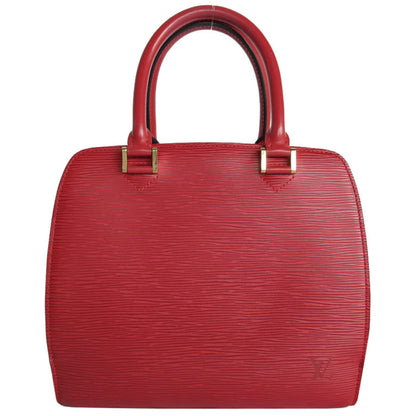 Louis Vuitton Pont Neuf, Red, Leather, handbag