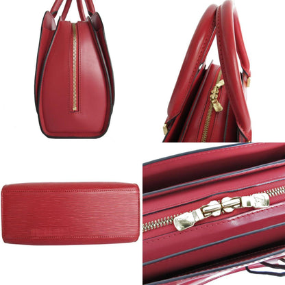 Louis Vuitton Pont Neuf, Red, Leather, handbag