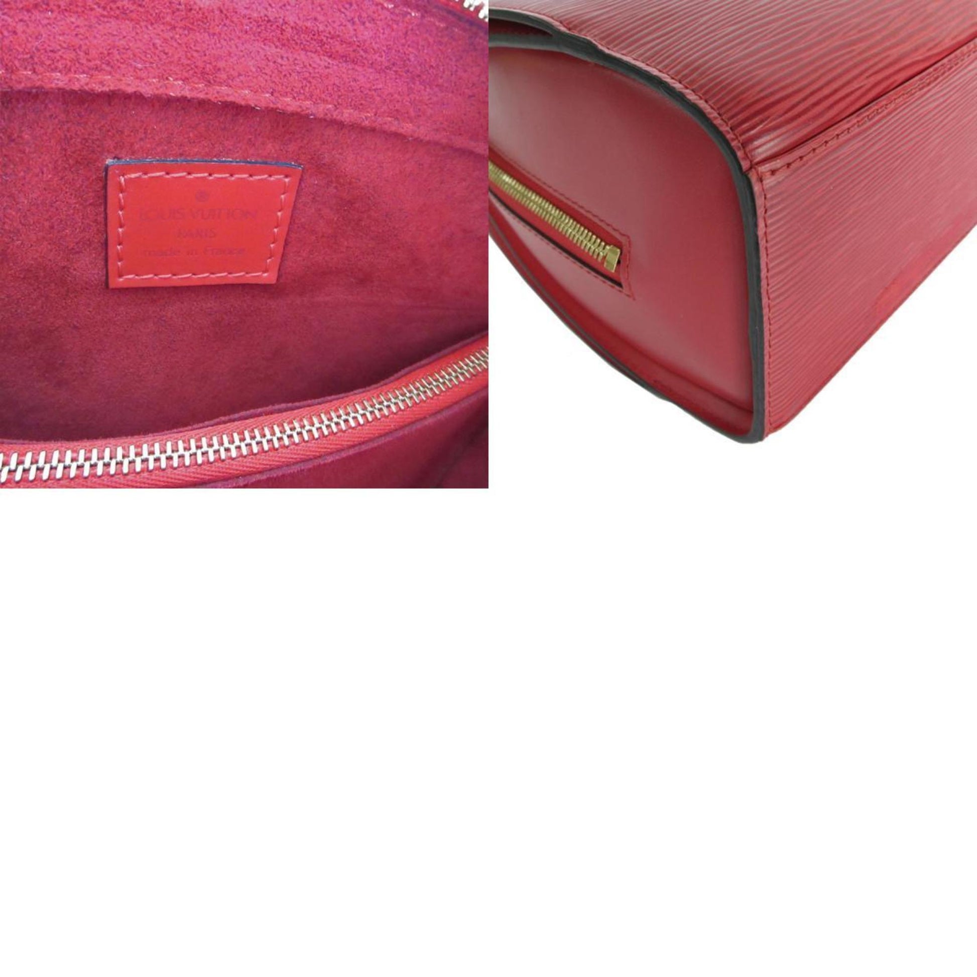 Louis Vuitton Pont Neuf, Red, Leather, handbag