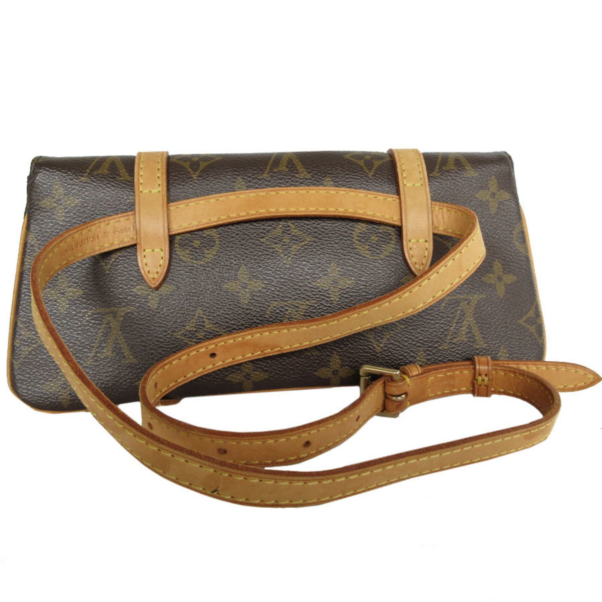Louis Vuitton Marelle, Brown, Canvas, clutch