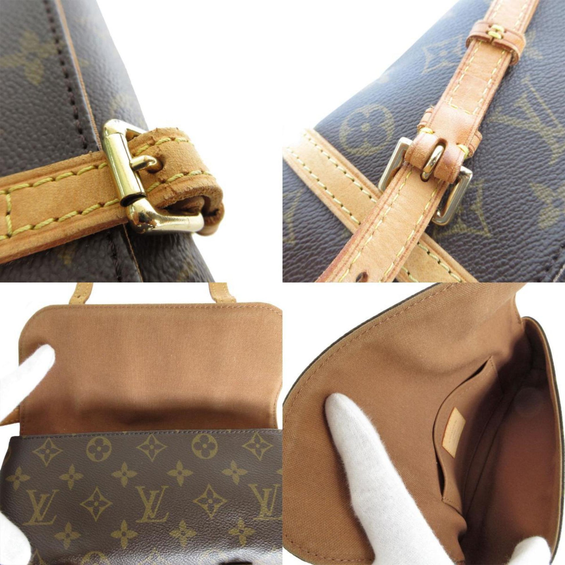 Louis Vuitton Marelle, Brown, Canvas, clutch