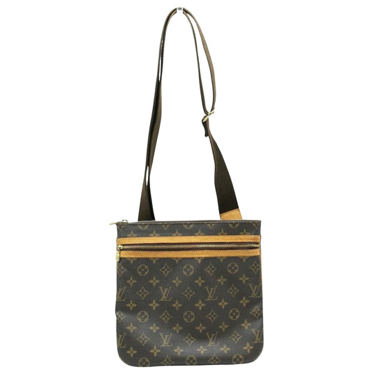 Louis Vuitton Bosphore, Brown, Canvas, shoulder