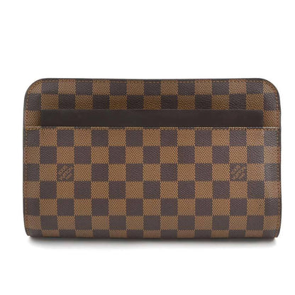 Louis Vuitton Saint Louis, Brown, Canvas, clutch