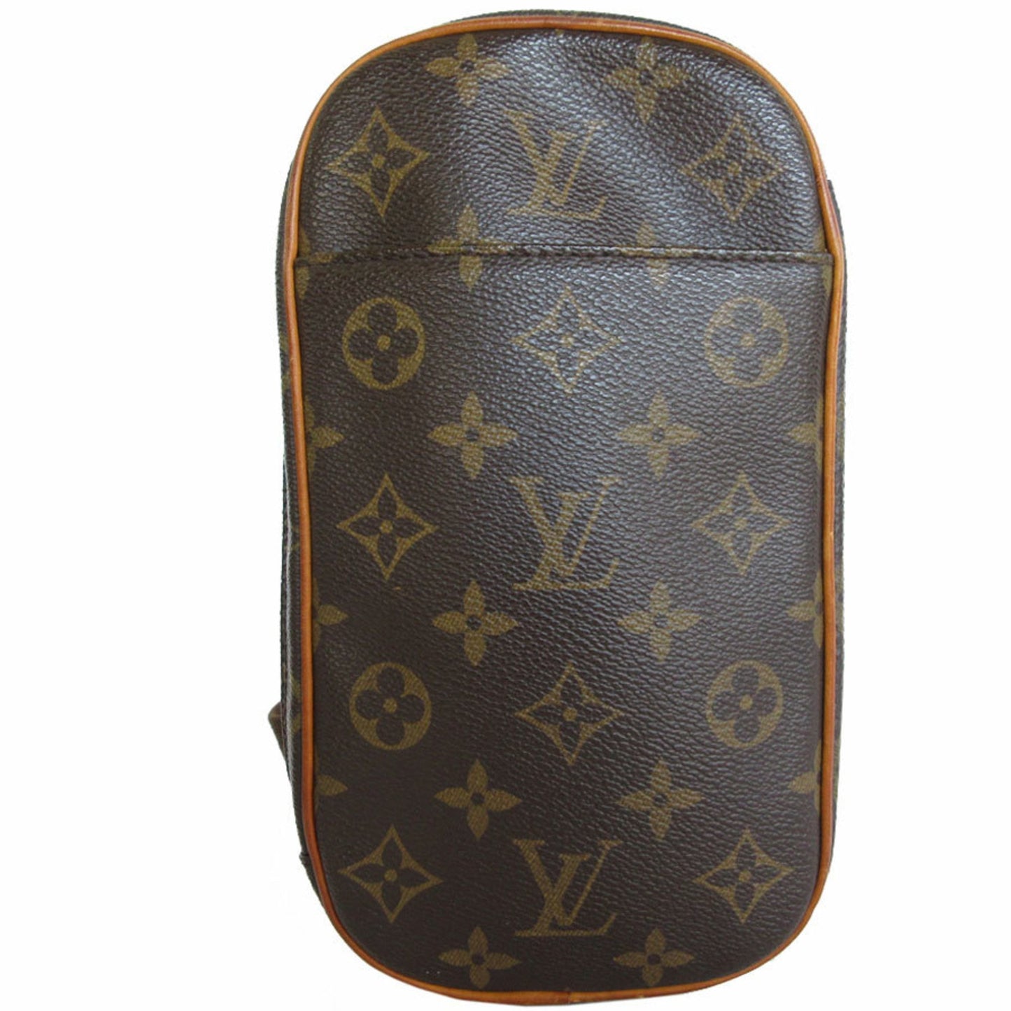 Louis Vuitton Gange, Brown, Canvas, shoulder