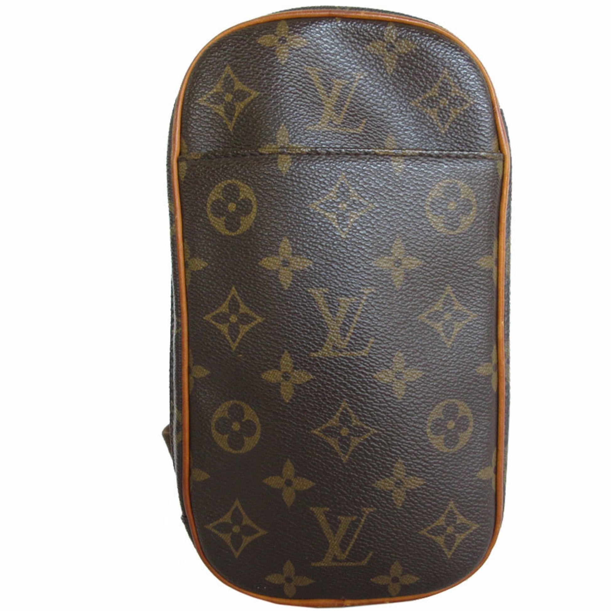 Louis Vuitton Gange, Brown, Canvas, shoulder