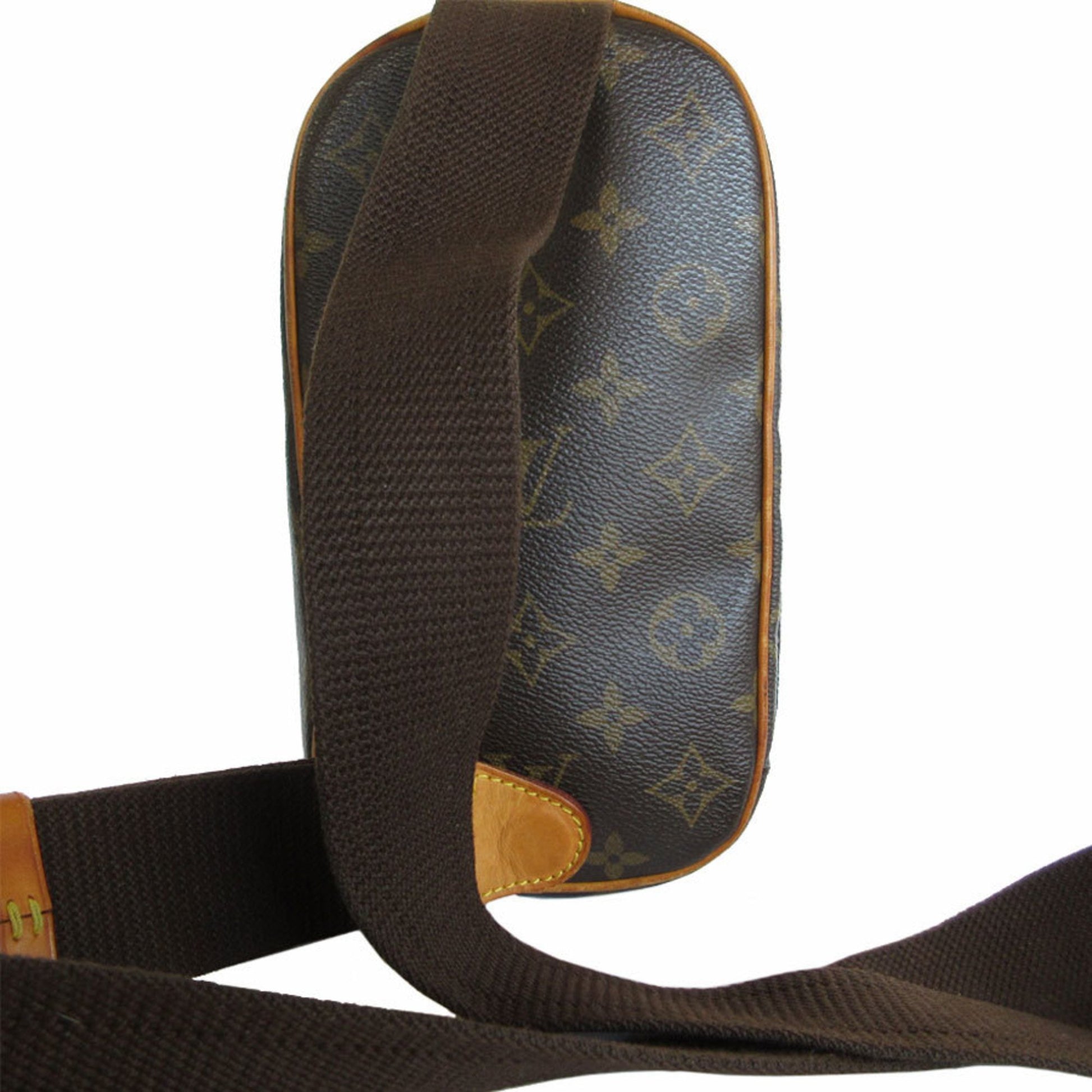 Louis Vuitton Gange, Brown, Canvas, shoulder