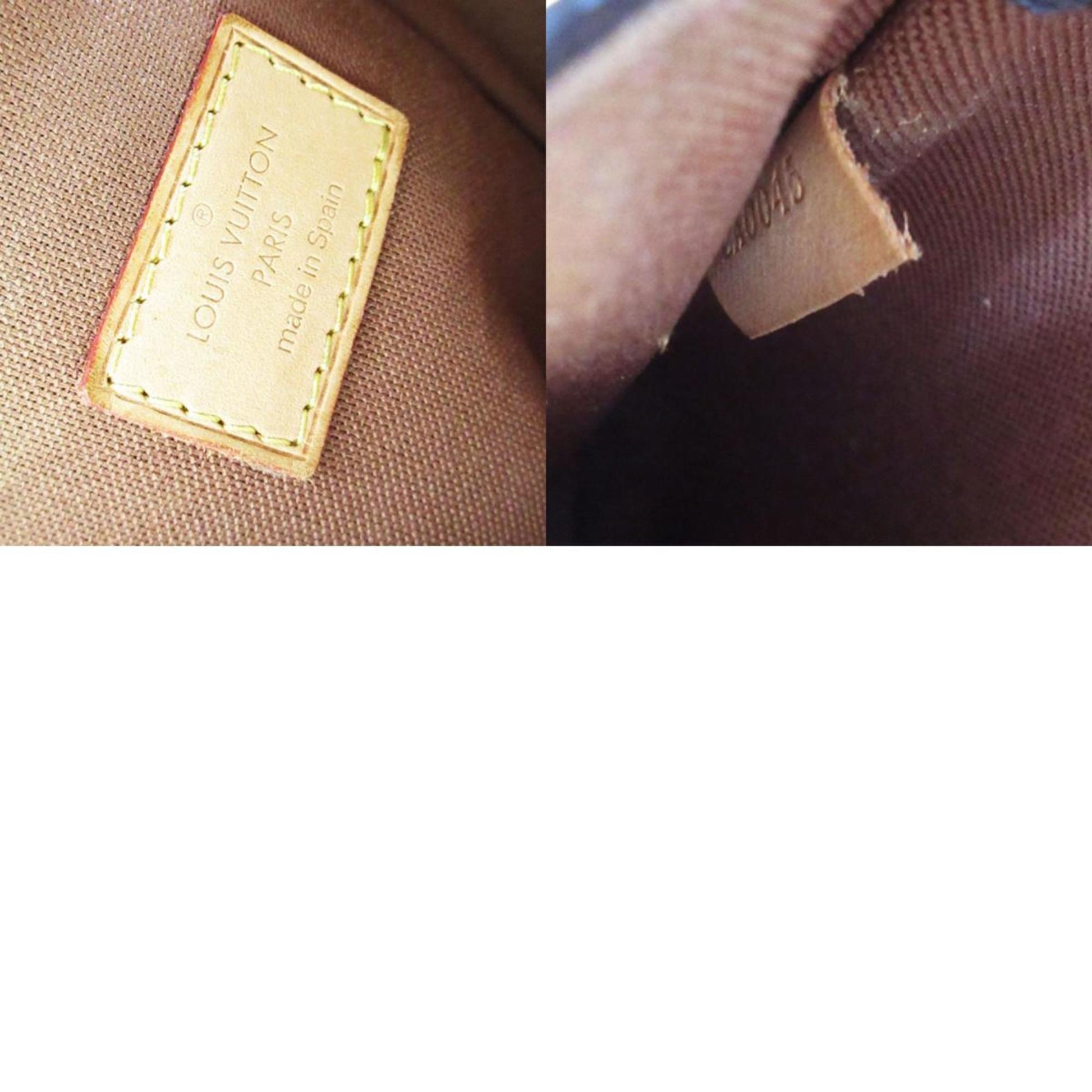 Louis Vuitton Gange, Brown, Canvas, shoulder