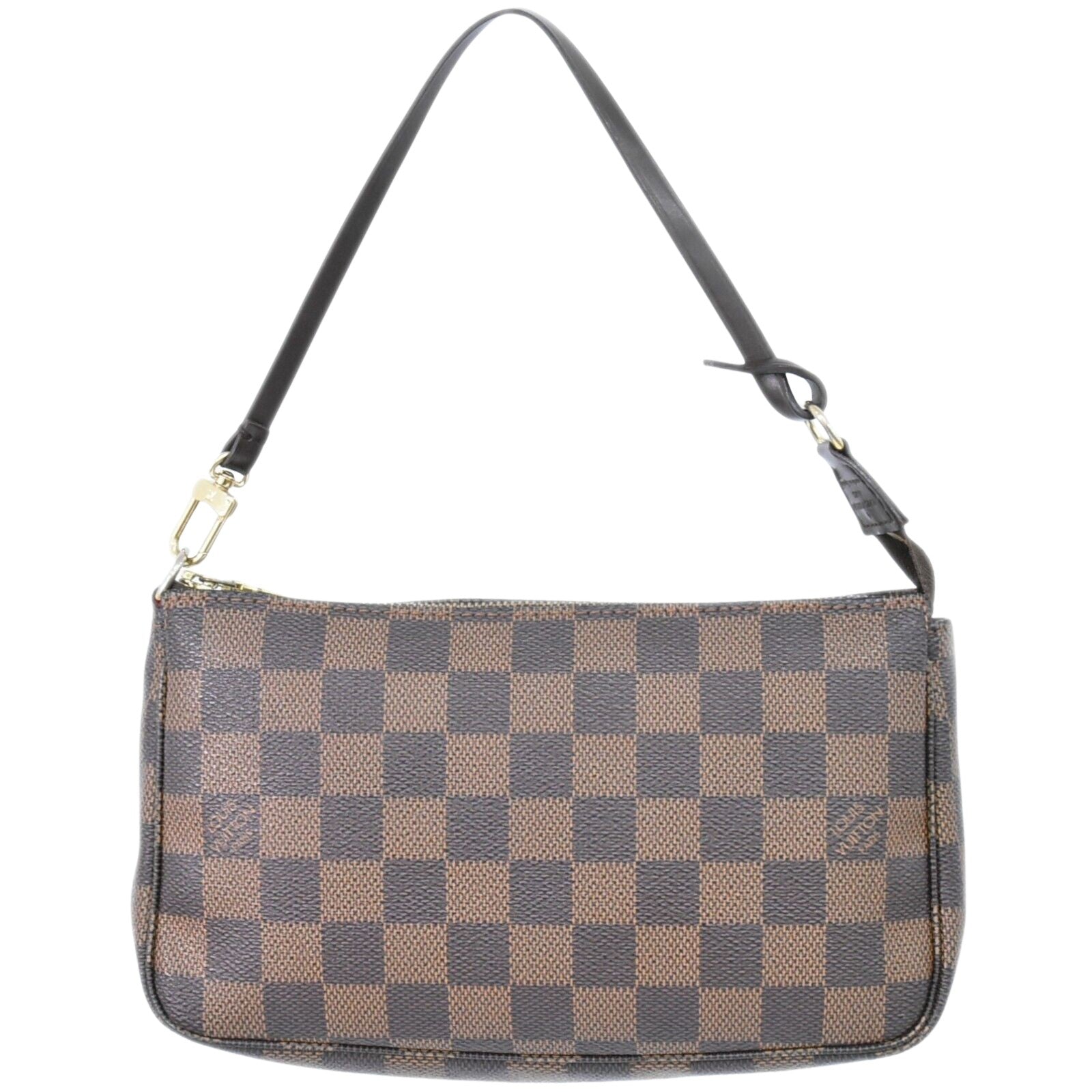 Louis Vuitton Pochette accessoires, Brown, Canvas, clutch