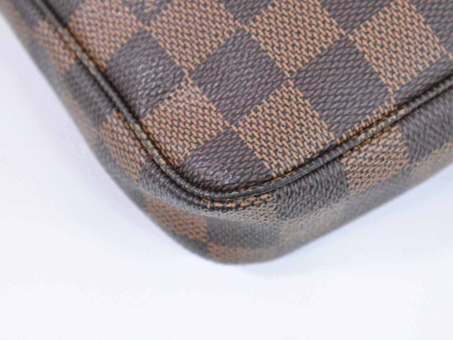 Louis Vuitton Pochette accessoires, Brown, Canvas, clutch