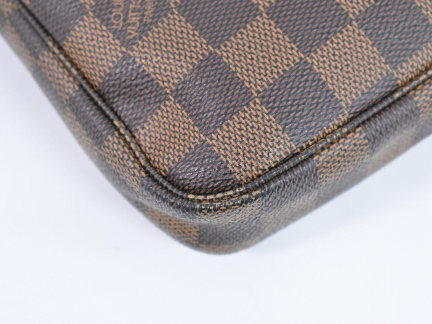 Louis Vuitton Pochette accessoires, Brown, Canvas, clutch