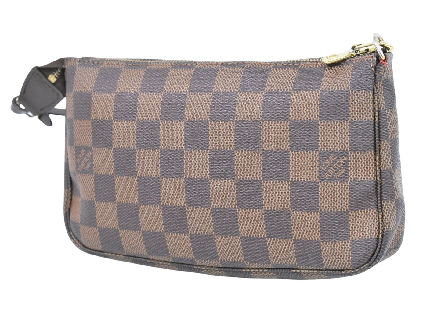 Louis Vuitton Pochette accessoires, Brown, Canvas, clutch