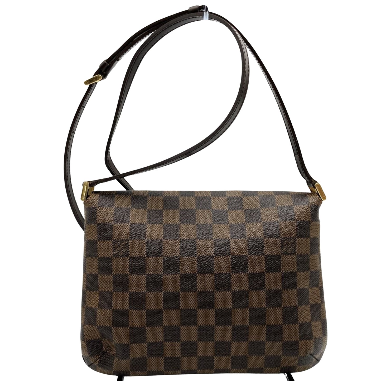 Louis Vuitton Musette Tango, Brown, Canvas, shoulder