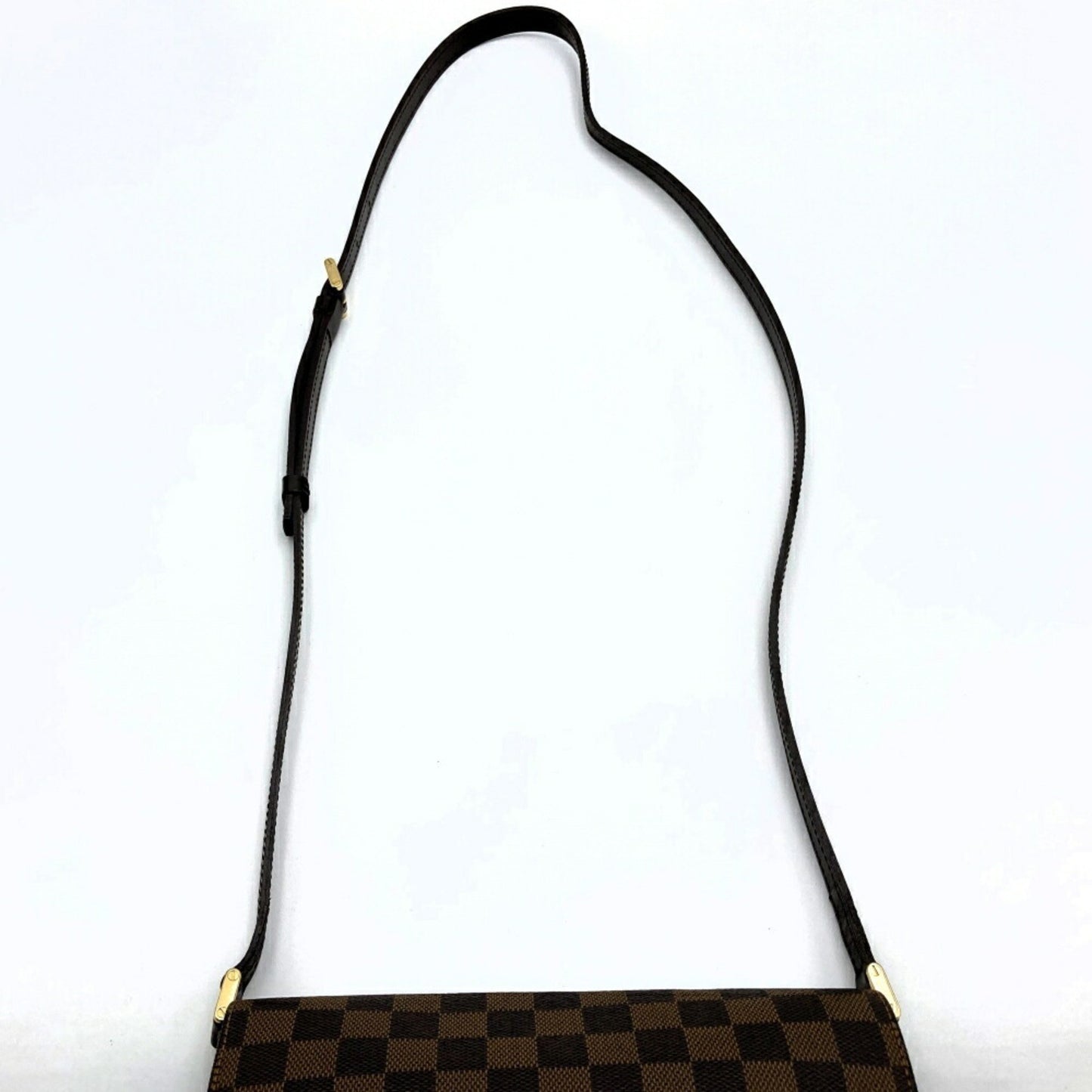 Louis Vuitton Musette Tango, Brown, Canvas, shoulder