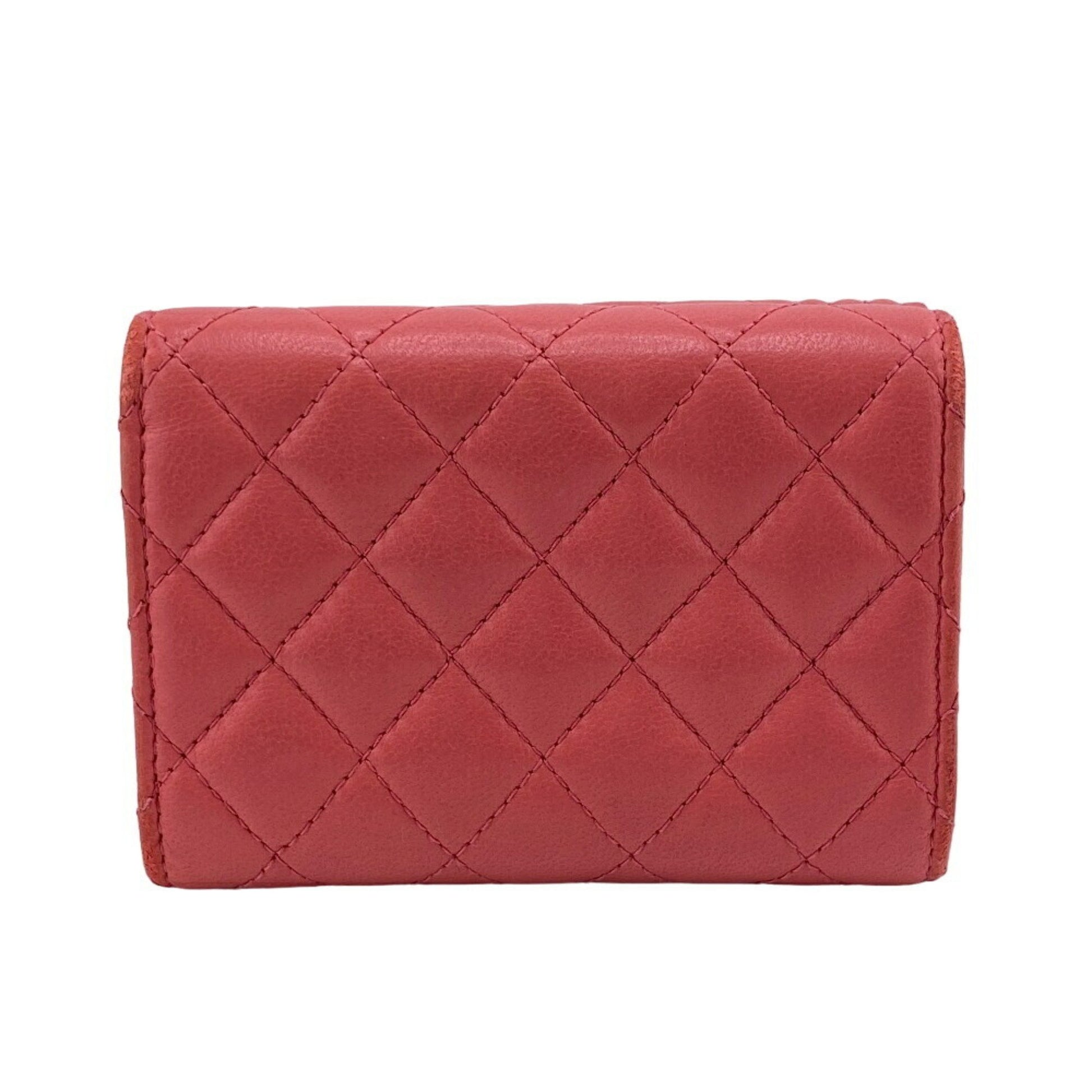 Chanel Boy, Pink, Leather, wallet