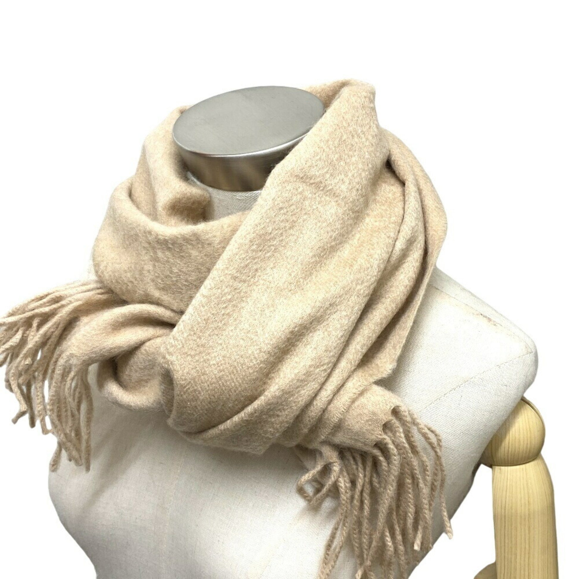 Hermès, Beige, Cashmere, scarf