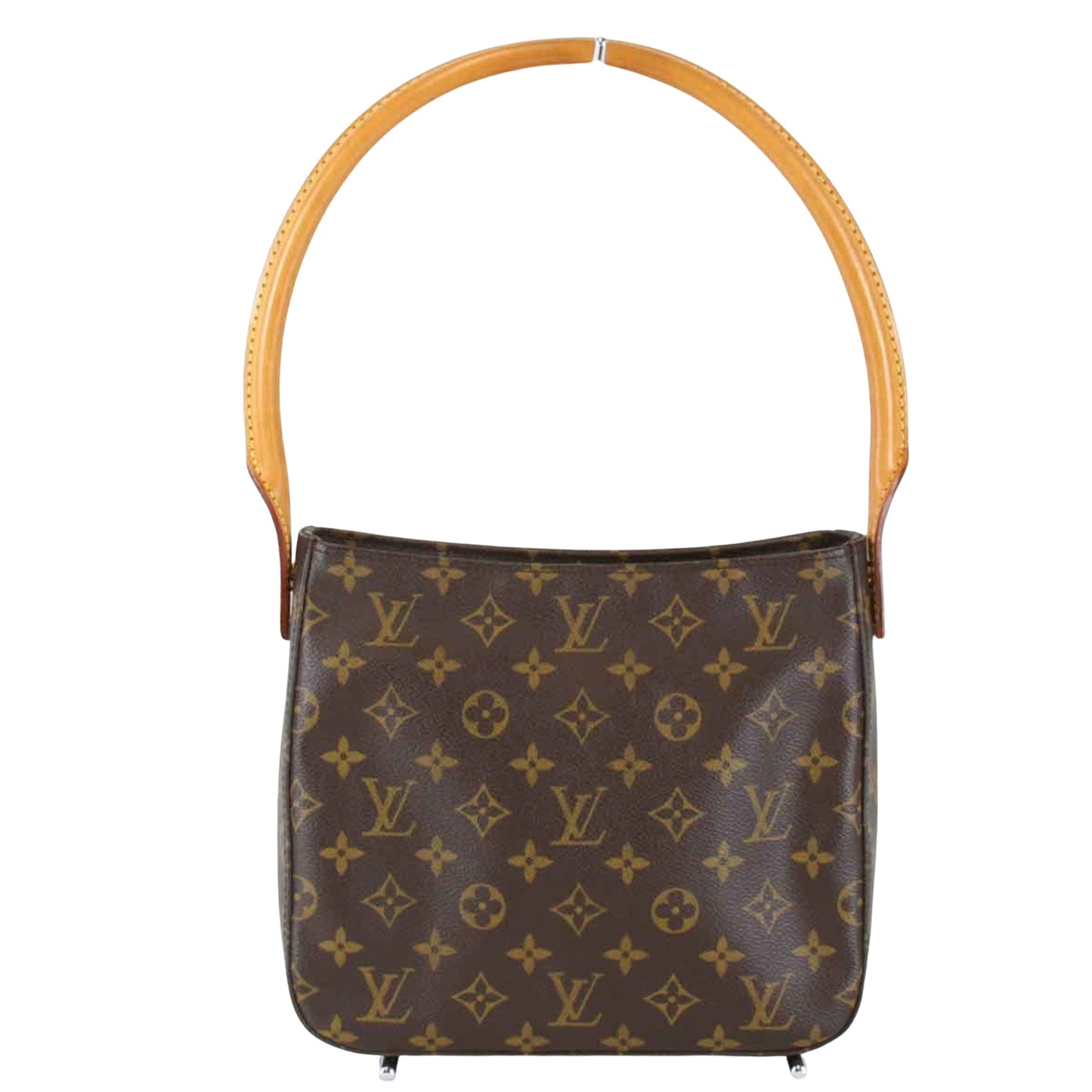 Louis Vuitton Looping MM, Brown, Canvas, shoulder