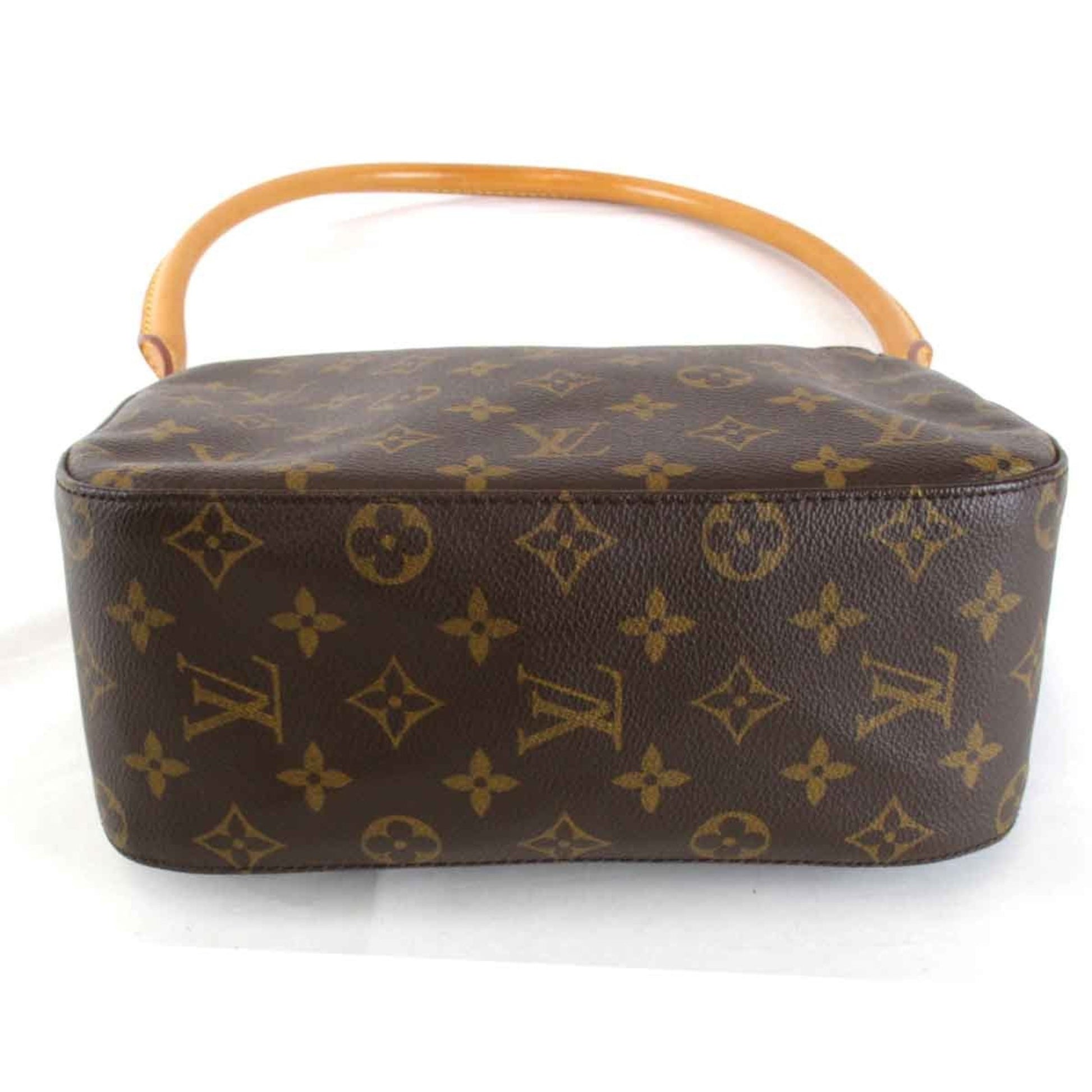 Louis Vuitton Looping MM, Brown, Canvas, shoulder