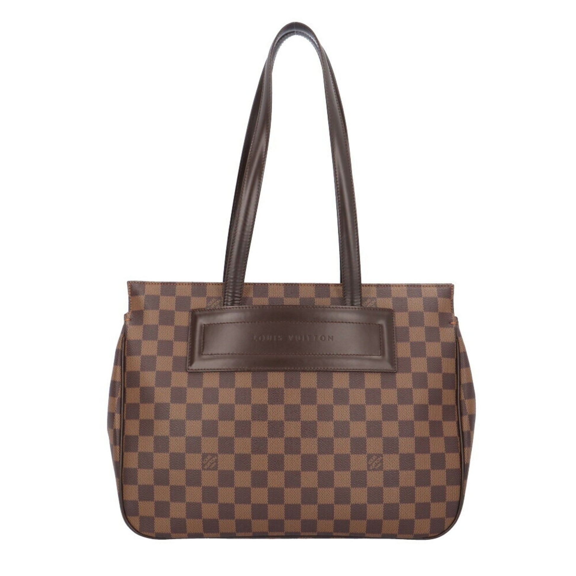 Louis Vuitton Parioli, Brown, Canvas, shopper