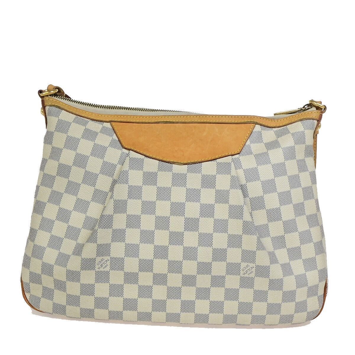 Louis Vuitton Siracusa MM, Brown, Canvas, shoulder