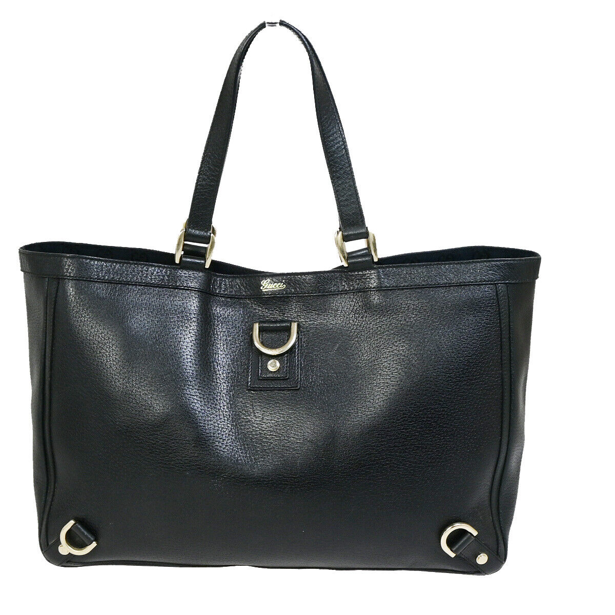 Gucci Abbey, Black, Leather, tote