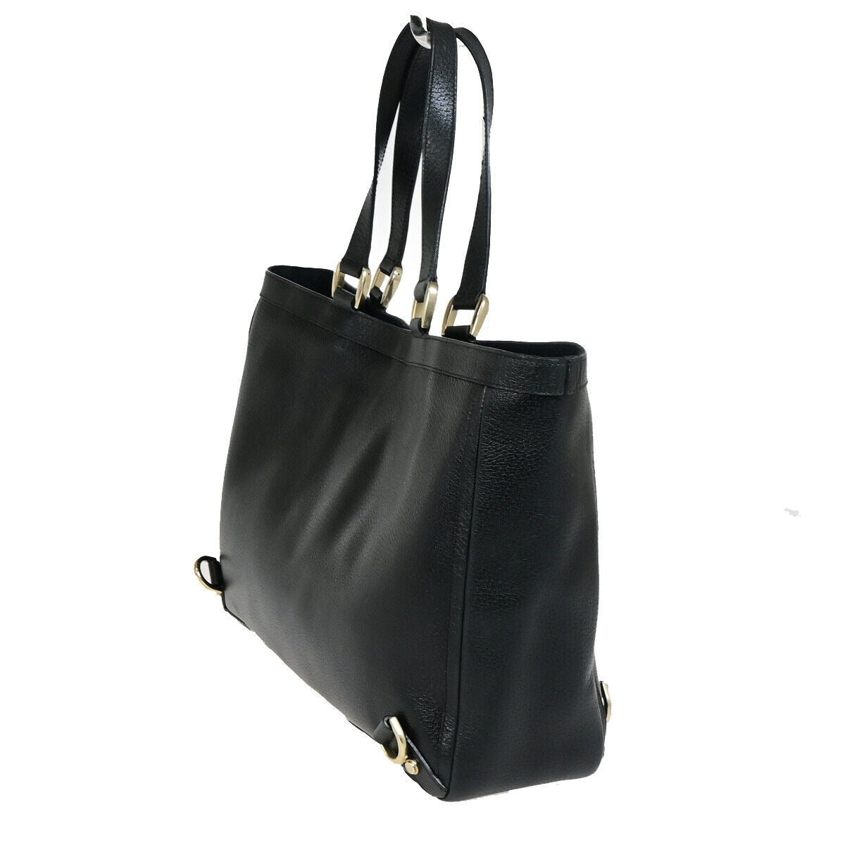 Gucci Abbey, Black, Leather, tote