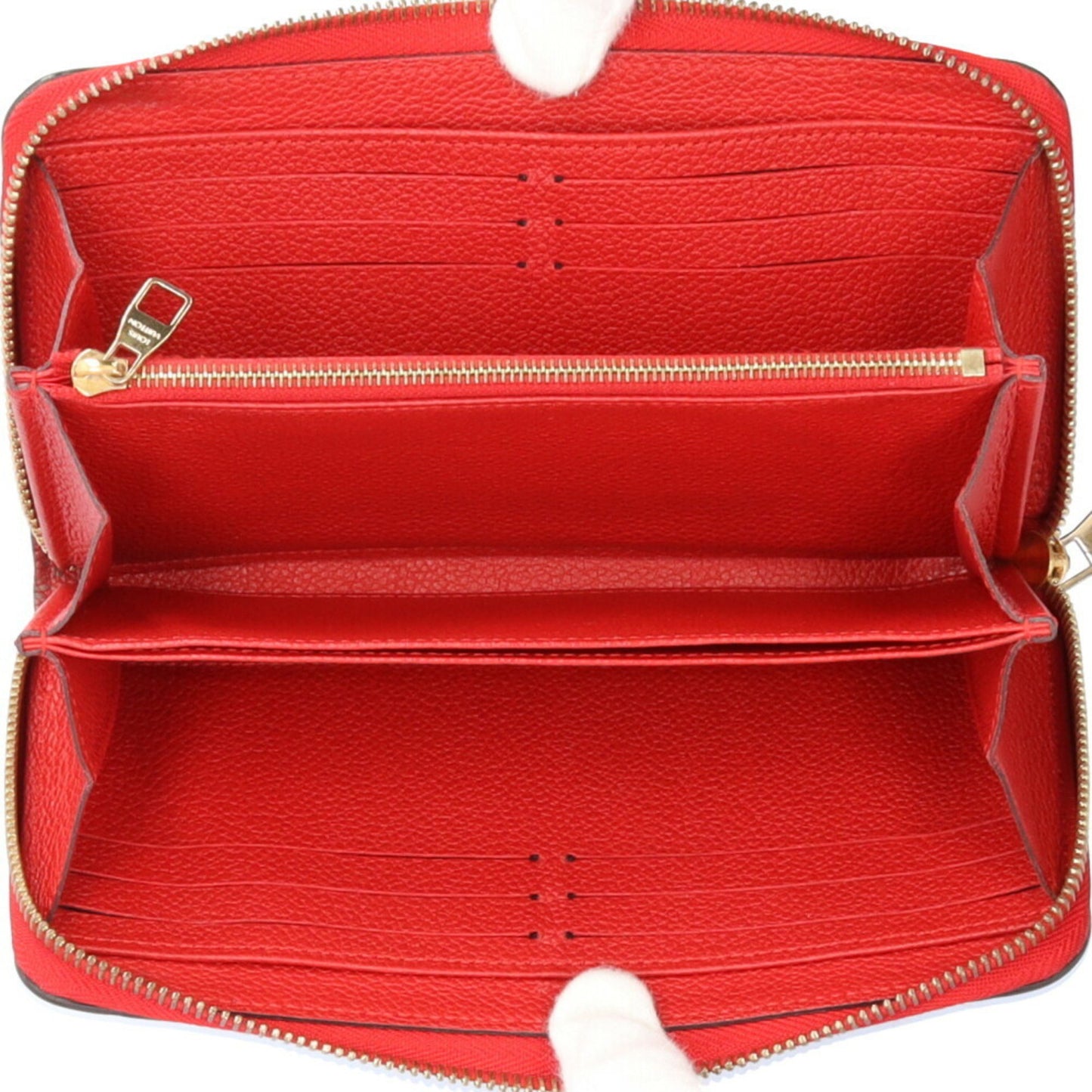 Louis Vuitton Zippy wallet, Red, Leather, wallet