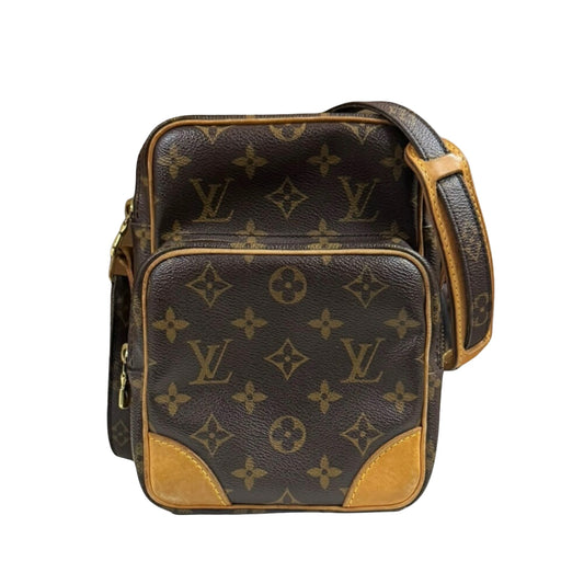 Louis Vuitton Amazon, Brown, Canvas, shoulder
