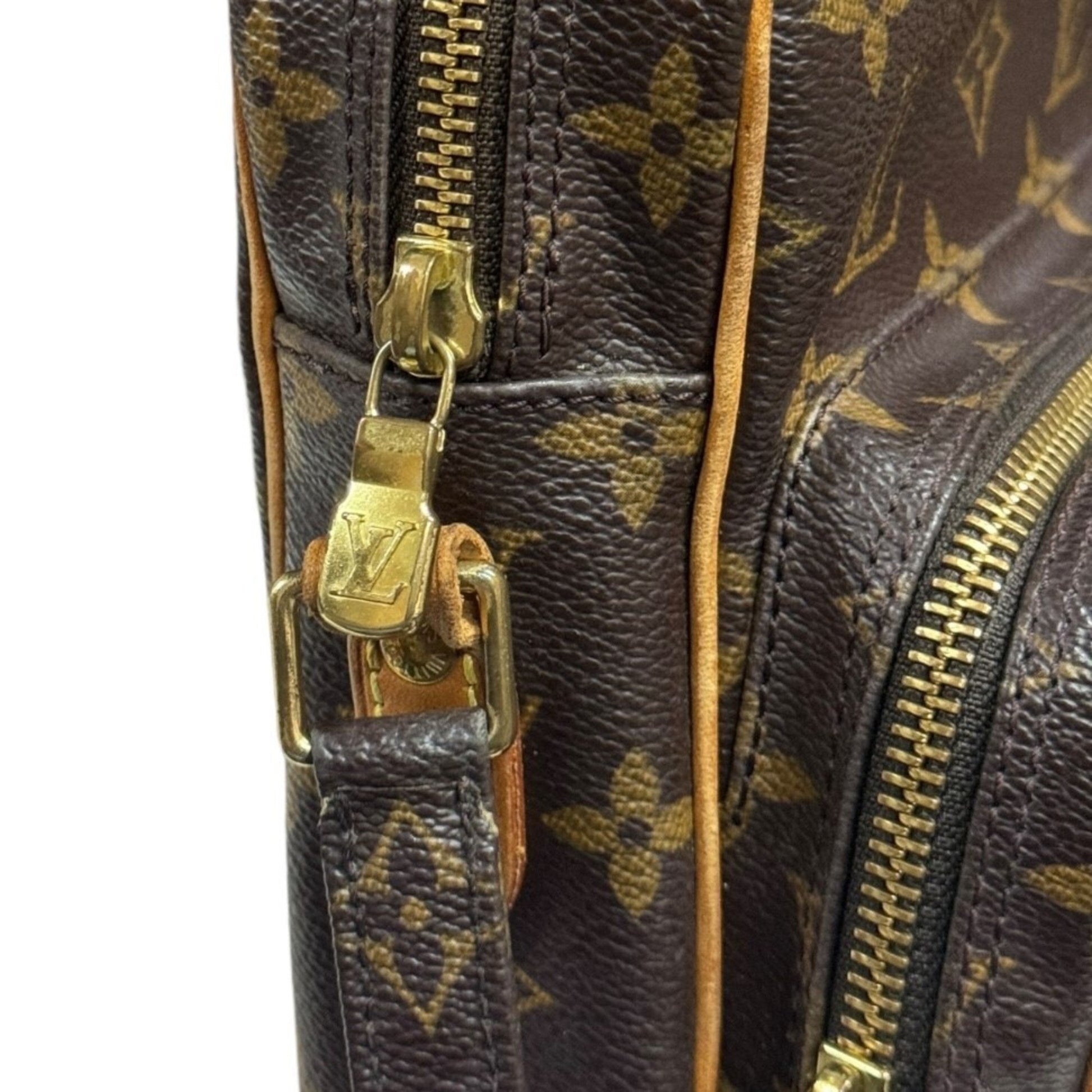 Louis Vuitton Amazon, Brown, Canvas, shoulder