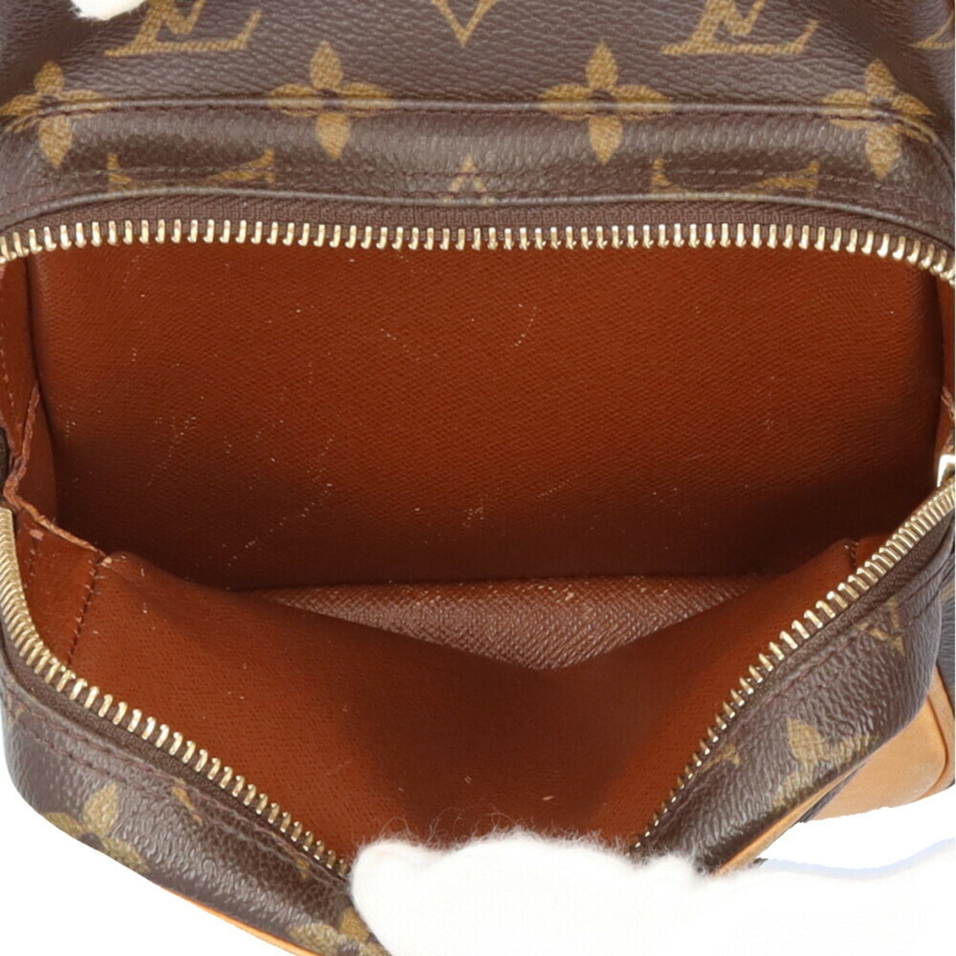 Louis Vuitton Amazon, Brown, Canvas, shoulder