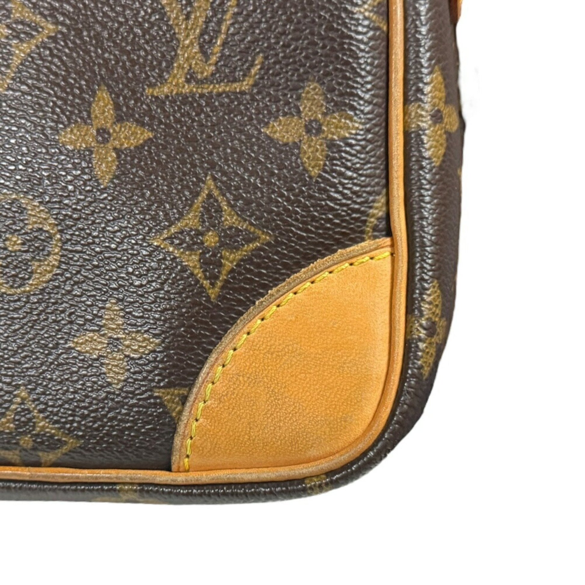 Louis Vuitton Amazon, Brown, Canvas, shoulder