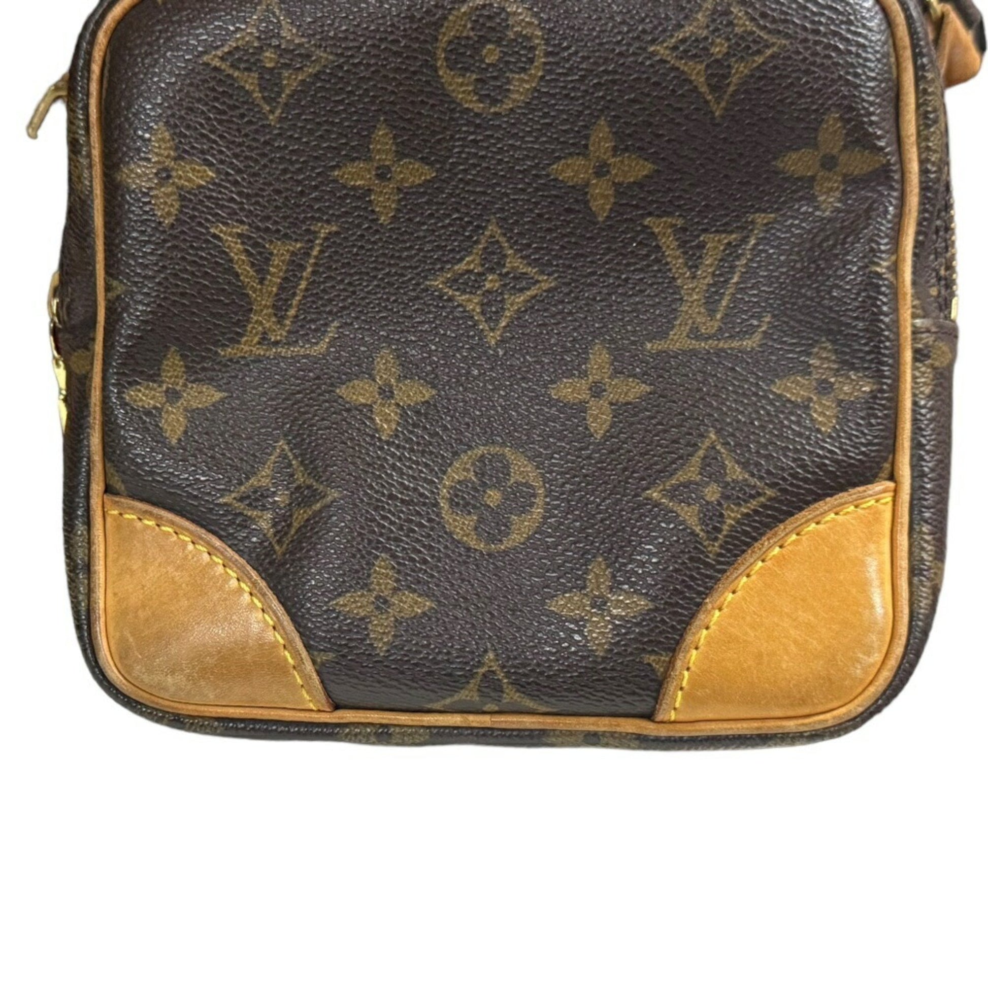 Louis Vuitton Amazon, Brown, Canvas, shoulder