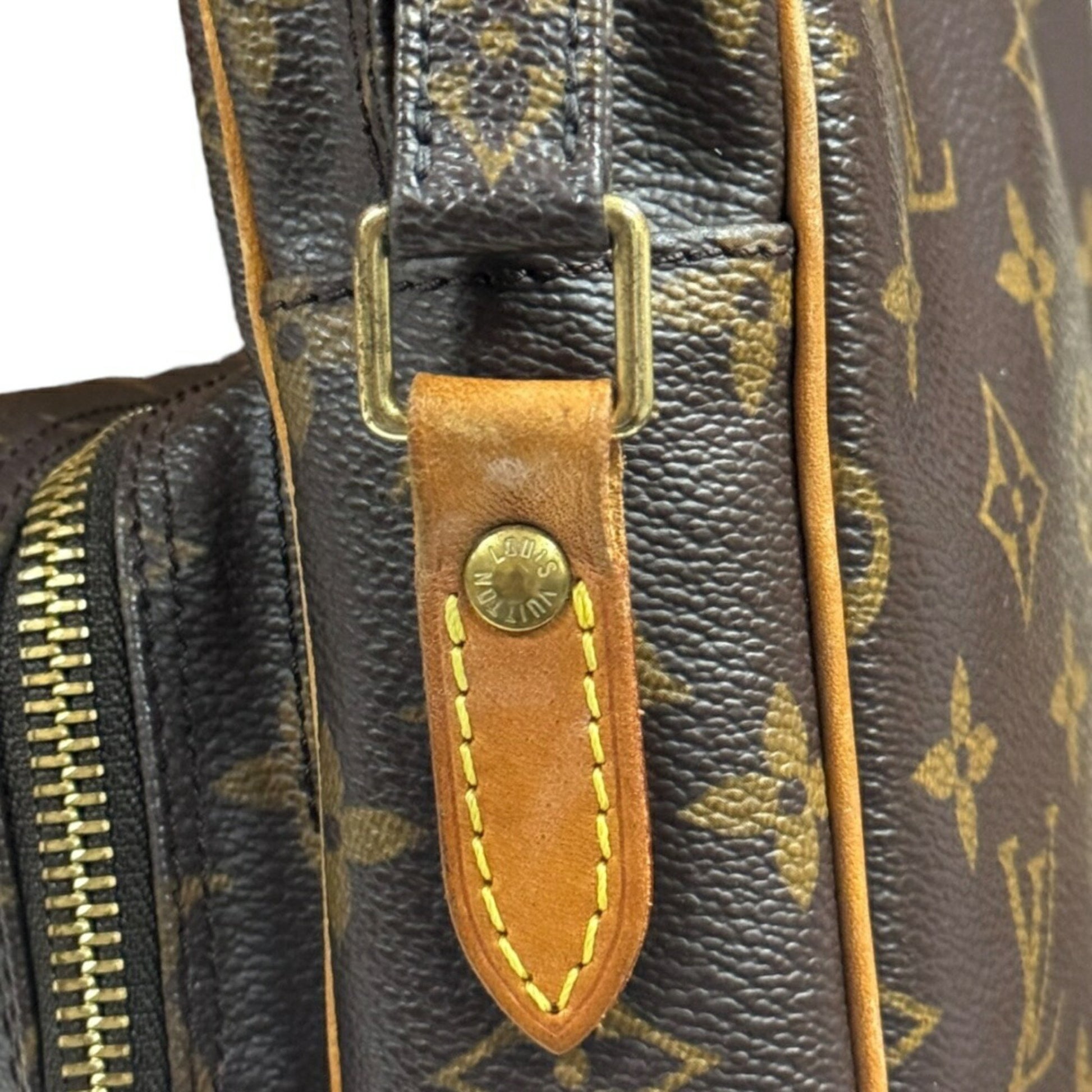 Louis Vuitton Amazon, Brown, Canvas, shoulder