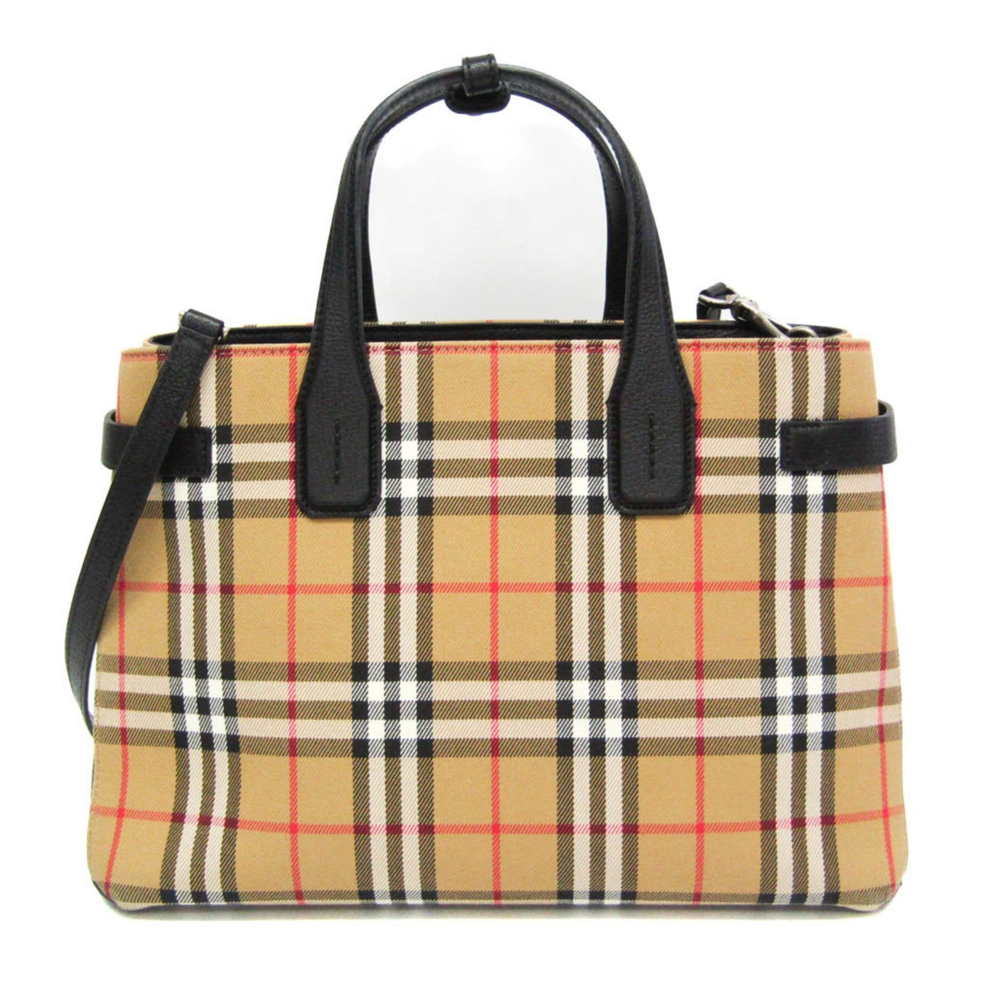 Burberry Nova Check, Beige, Canvas, tote