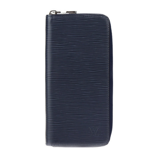 Louis Vuitton Zippy Wallet Vertical, Blue, Leather, wallet