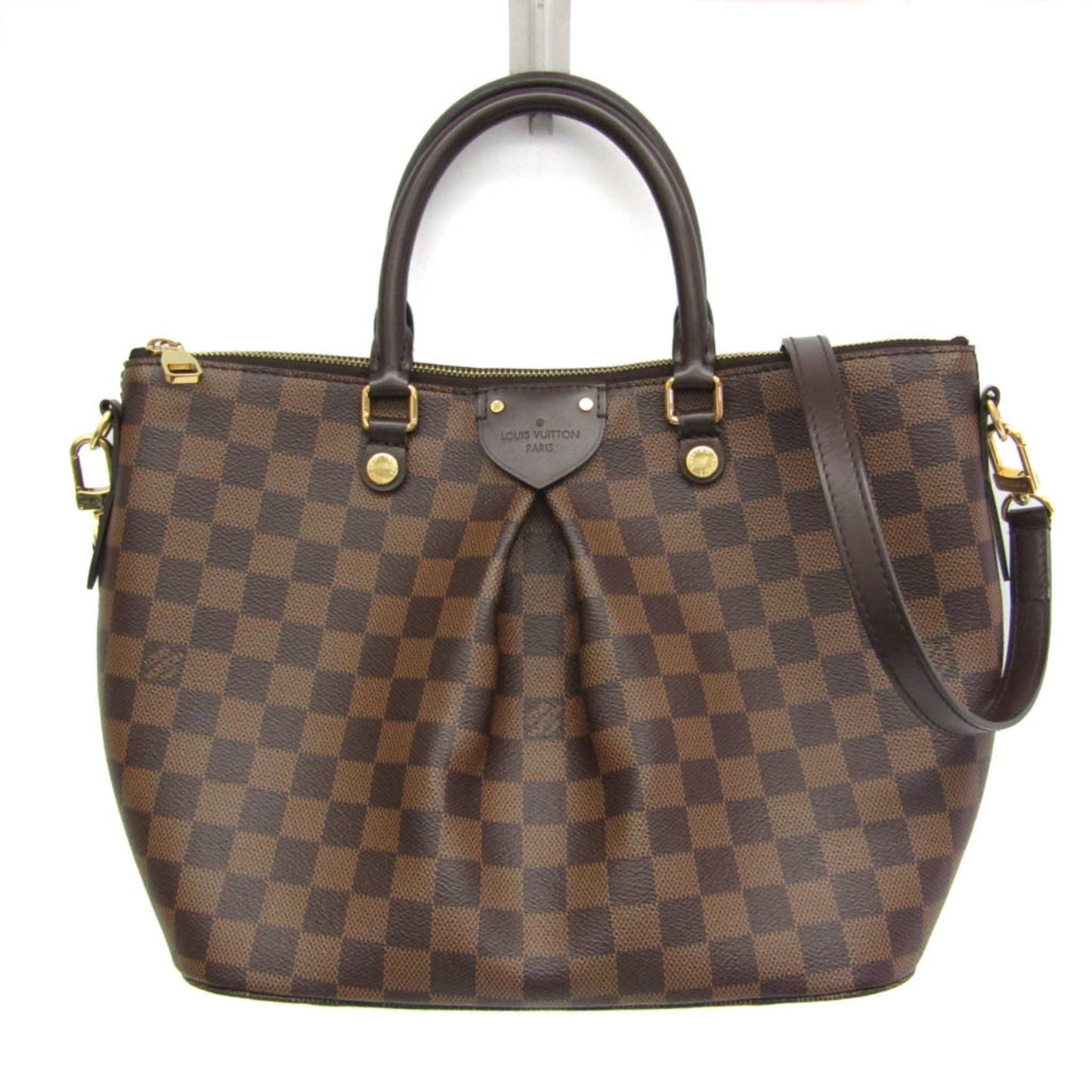 Louis Vuitton Siena, Brown, Canvas, handbag