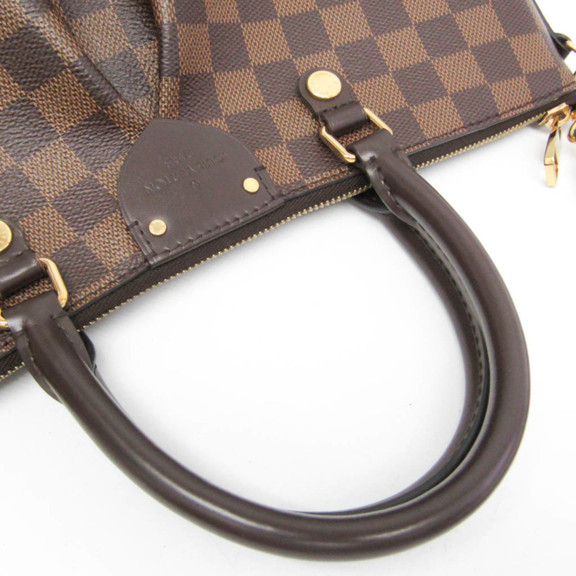 Louis Vuitton Siena, Brown, Canvas, handbag