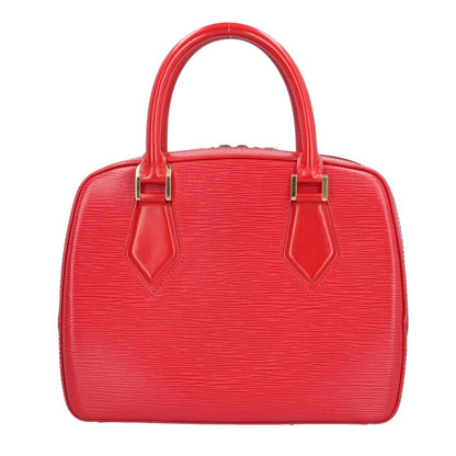 Louis Vuitton Sablon, Red, Leather, handbag
