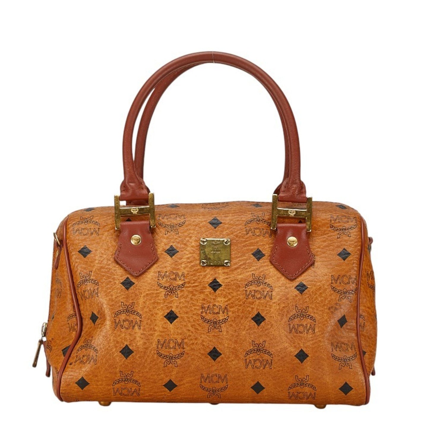 MCM, Brown, Leather, handbag