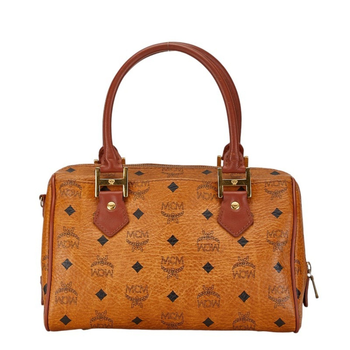 MCM, Brown, Leather, handbag