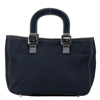 Fendi Kira, Navy, Canvas, handbag