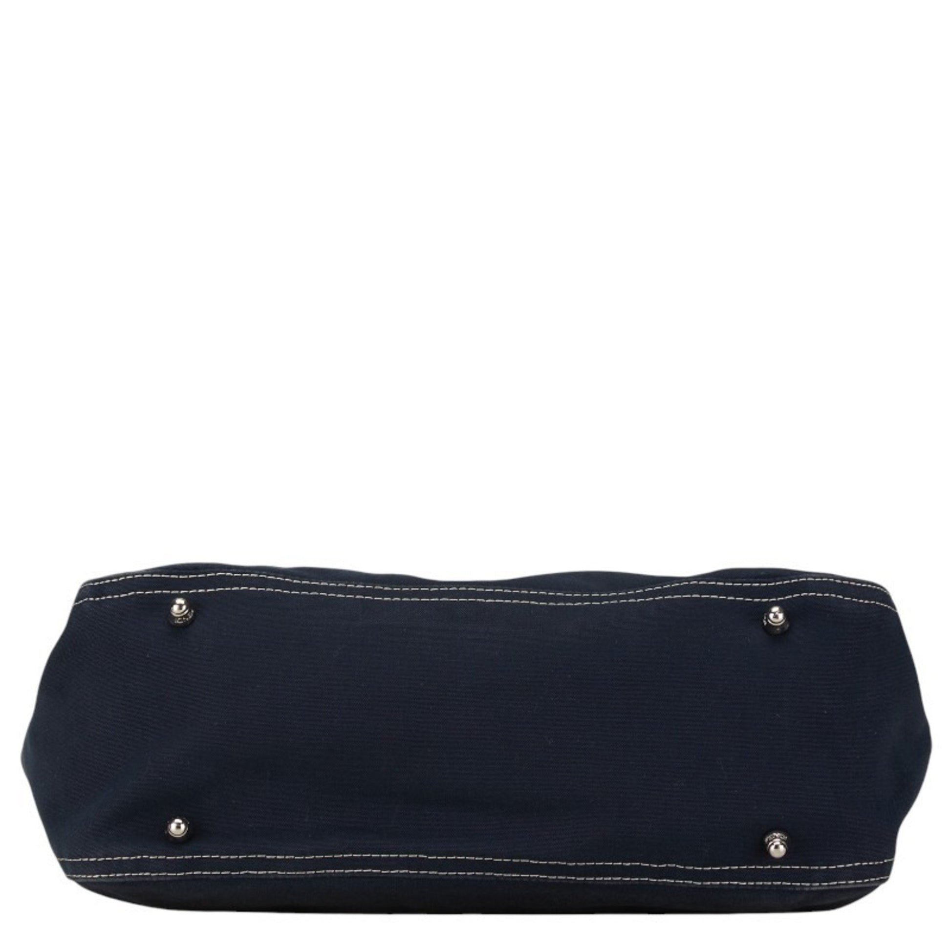 Fendi Kira, Navy, Canvas, handbag
