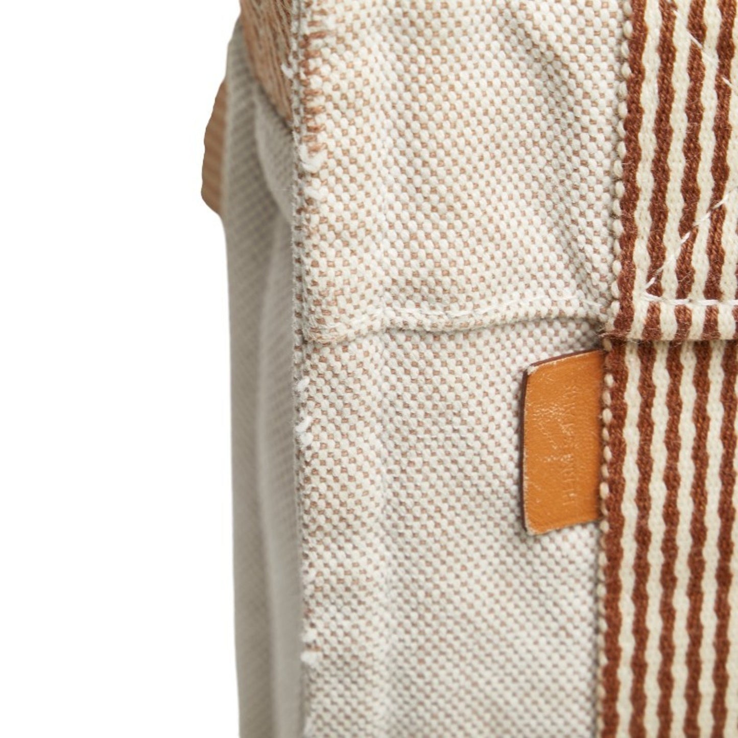 Hermès Fourre tout, Beige, Canvas, shoulder