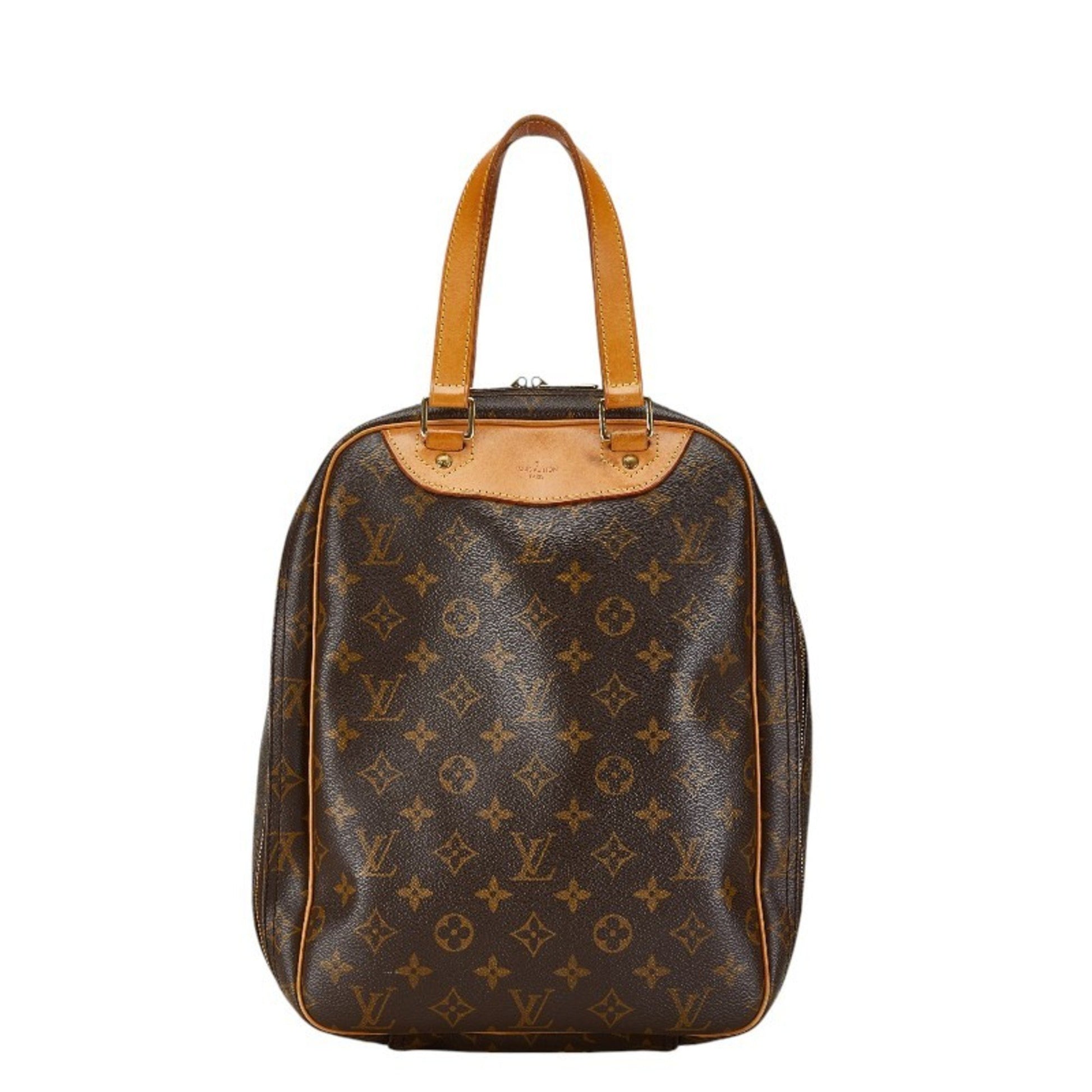 Louis Vuitton Excursion, Brown, Canvas, handbag