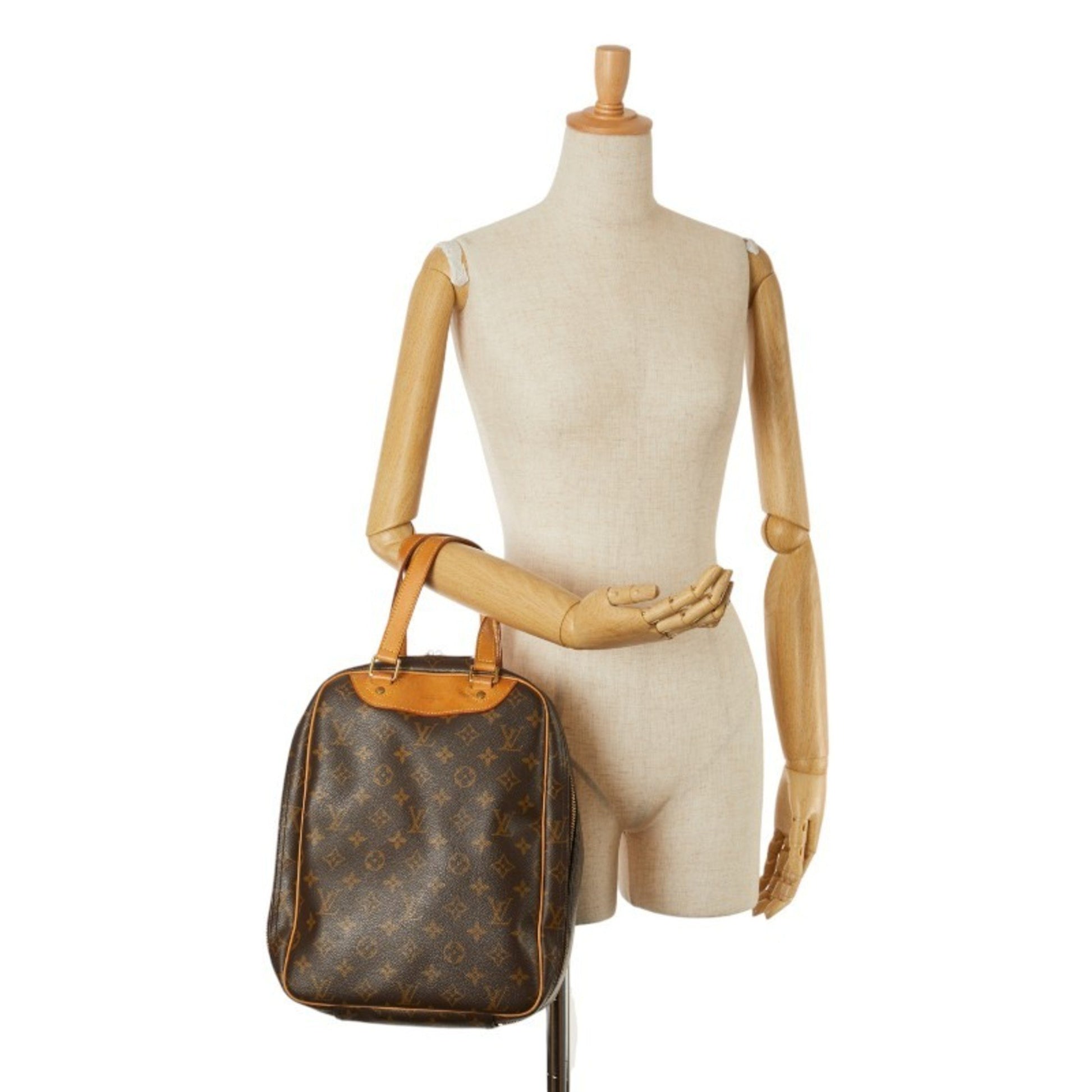 Louis Vuitton Excursion, Brown, Canvas, handbag