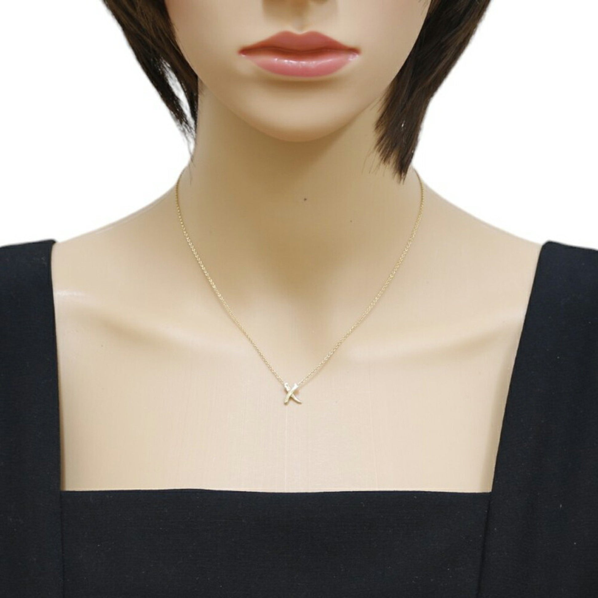 Tiffany & Co Kiss, Gold, Yellow Gold, necklace