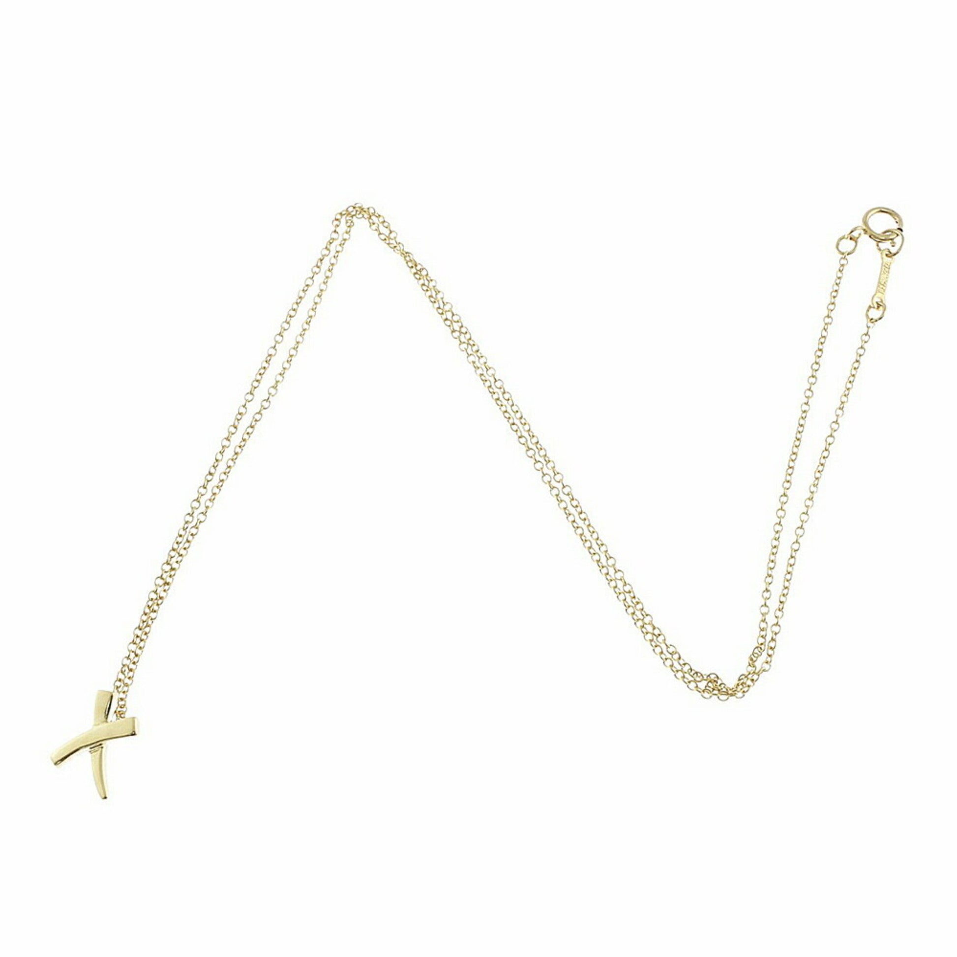 Tiffany & Co Kiss, Gold, Yellow Gold, necklace